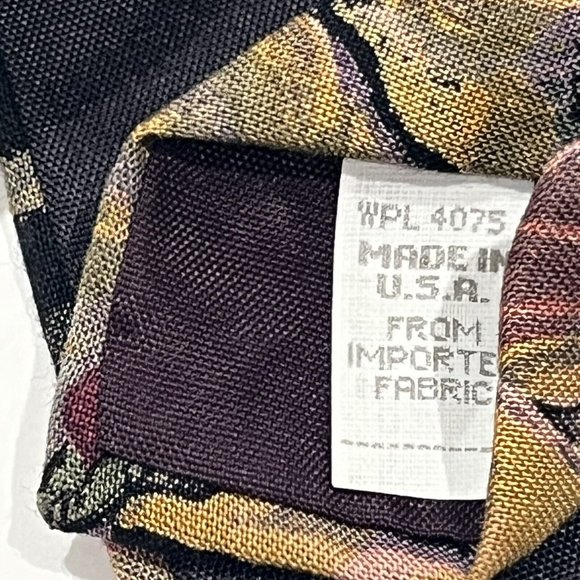 Generra Vintage Fall Leaf Berry Bright Retro Design Rayon Tie - Picture 8 of 10